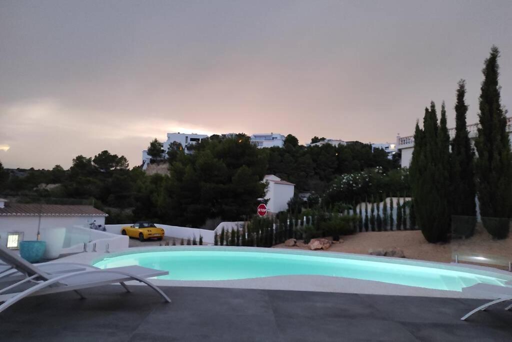 Precioso Apartamento En Una Villa Con Piscina En Cumbre Del Sol Moraira Benitachell Exterior photo