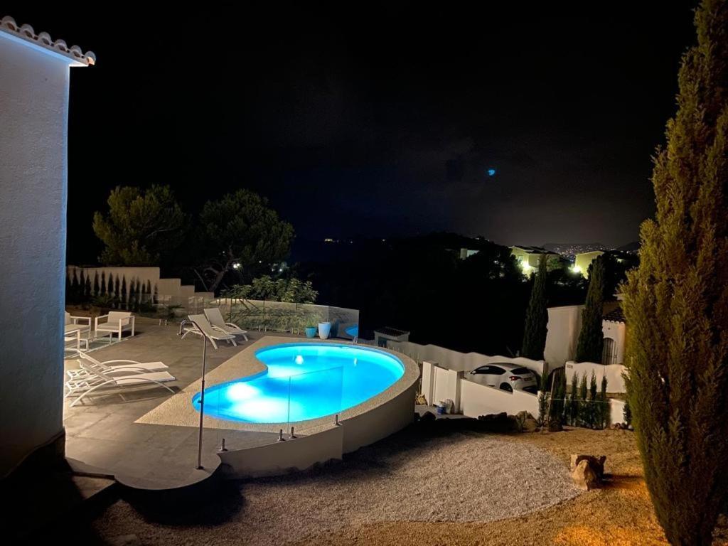 Precioso Apartamento En Una Villa Con Piscina En Cumbre Del Sol Moraira Benitachell Exterior photo